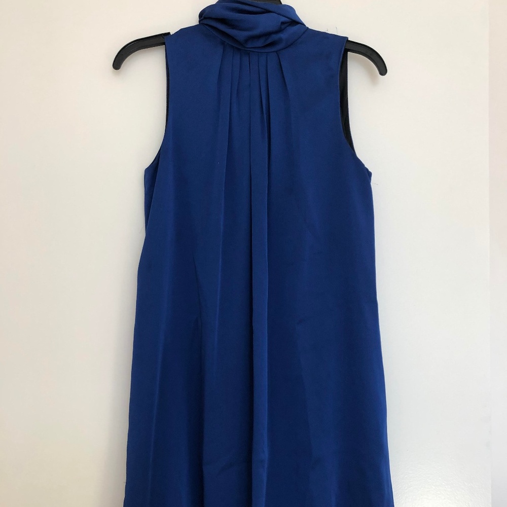 ZARA Cobalt Blue High Neck Dress